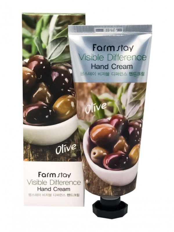 FarmStay Visible Difference Olive Hand Cream 100 g FarmStay Visible Difference Olive Hand Cream 100 g